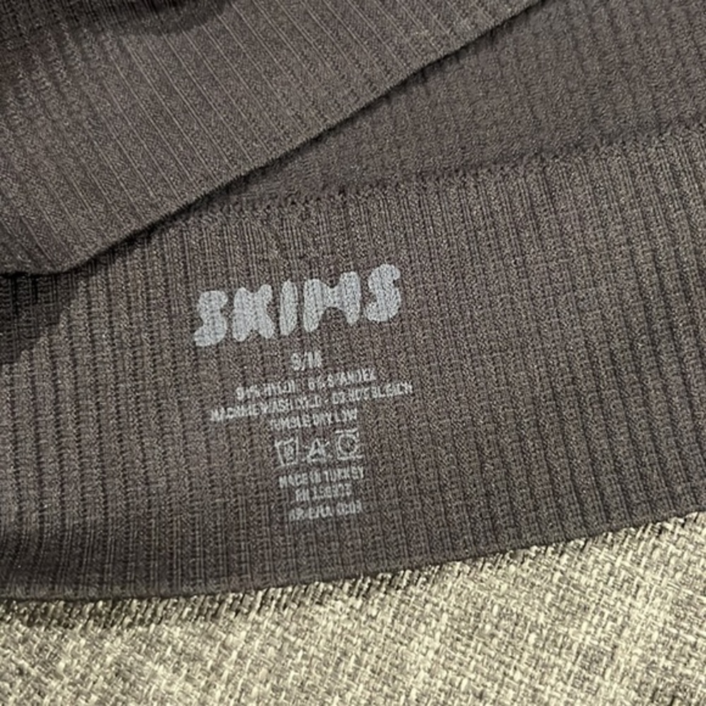 Skims Stretch Rib Scoop Bralette - Picture 2 of 2